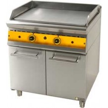 Ψησταριά grill πλατό αερίου με ερμάριο 80