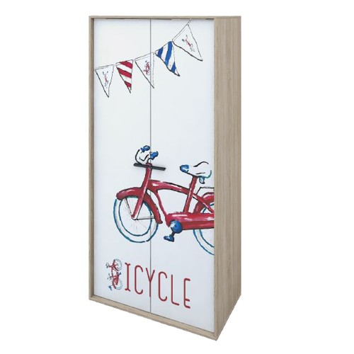 BICYCLE ΝΤΟΥΛΑΠΑ SONOMA ΜΕ PATTERN 90x50xH190cm c247549