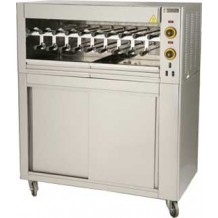 Ψησταριά ηλεκτρική για κοντοσούβλι με ερμάριο 19 Ψησταριά ηλεκτρική για κοντοσούβλι με ερμάριο 19