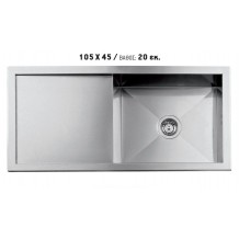 Νεροχύτης inox υποκαθήμενος αθόρυβος 105*45 Σ31Α Νεροχύτης inox υποκαθήμενος αθόρυβος 105*45 Σ31Α