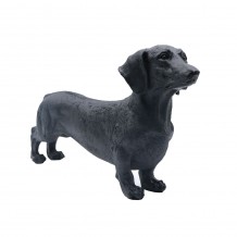 DUTCHHOUND ΔΙΑΚΟΣΜΗΤΙΚΟ POLYRESIN ΜΑΥΡΟ 39x11xY23cm c250425