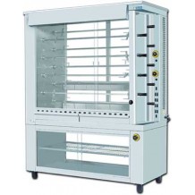 Κοτοπουλιέρα αερίου με 9 σούβλες με θερμοθάλαμο Κοτοπουλιέρα αερίου με 9 σούβλες με θερμοθάλαμο