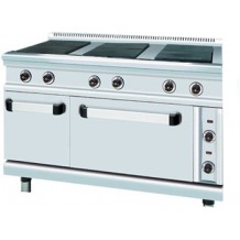 Ηλεκτρική κουζίνα 6 εστιών με φούρνο και ερμάριο Ηλεκτρική κουζίνα 6 εστιών με φούρνο και ερμάριο