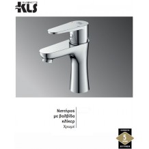 Μπαταρία νιπτήρα βαλβίδα κλίκερ χρώμιο Μ21Α