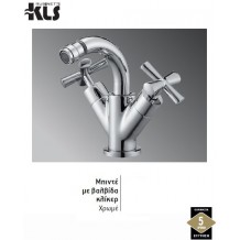 Μπαταρία μπιντέ βαλβίδα κλίκερ χρώμιο Μ22Β