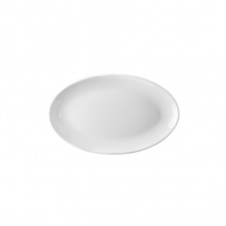 Πιάτο Οβαλ πορσελάνης  λευκό Σειρά VECTOR  25cm c270984