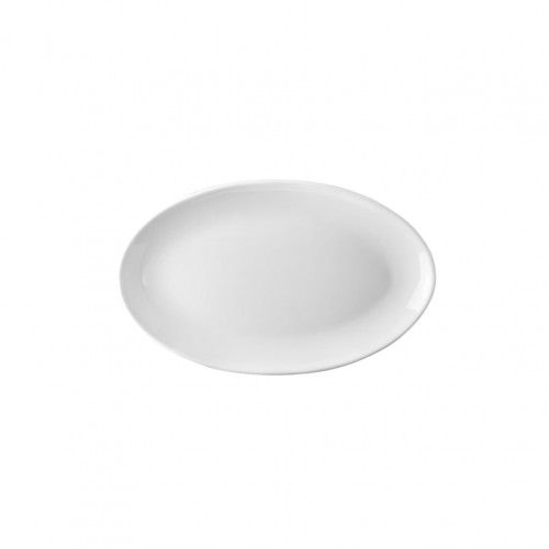 Πιάτο Οβαλ πορσελάνης  λευκό Σειρά VECTOR  25cm c270984