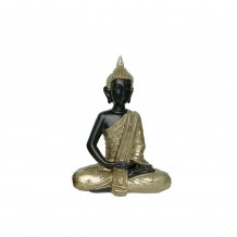 KEBA ΒΟΥΔΑΣ POLYRESIN ΜΑΥΡΟ ΧΡΥΣΟ 24x13 5xΥ33cm c274896