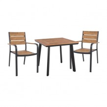 ΣΕΤ 3ΤΜΧ ΤΡΑΠΕΖΙ ΠΟΛΥΘΡΟΝΕΣ ΑΛΟΥΜΙΝΙΟΥ ΣΕ ΑΝΘΡΑΚΙ ΧΡΩΜΑ HM10537 02 c275467