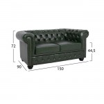 ΚΑΝΑΠΕΣ 2ΘΕΣΙΟΣ T CHESTERFIELD HM3010 08 ΤΕΧΝΟΔΕΡΜΑ ΚΥΠΑΡΙΣΣΙ c287188