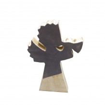 NATALE ΧΡΙΣΤΟΥΓΕΝΝΙΑΤΙΚΟΣ ΑΓΓΕΛΟΣ ΞΥΛΟ ΓΚΡΙ 20x20xΥ2 5cm c289812