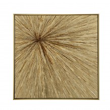 GOLD 2 ΠΙΝΑΚΑΣ ΧΡΥΣΗ ΚΟΡΝΙΖΑ 102 5x102 5xΥ4 5cm c313209 GOLD 2 ΠΙΝΑΚΑΣ ΧΡΥΣΗ ΚΟΡΝΙΖΑ 102 5x102 5xΥ4 5cm c313209