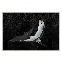 CRANE 1 ΠΙΝΑΚΑΣ ΜΑΥΡΗ ΚΟΡΝΙΖΑ 122 5x82 5xΥ4 5cm c313226 CRANE 1 ΠΙΝΑΚΑΣ ΜΑΥΡΗ ΚΟΡΝΙΖΑ 122 5x82 5xΥ4 5cm c313226