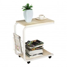 LAP Βοηθ Τραπεζάκι 51x30x56cm Μεταλ Άσπρο Maple c313697 LAP Βοηθ Τραπεζάκι 51x30x56cm Μεταλ Άσπρο Maple c313697