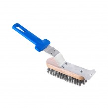 Ατσάλινη Βούρτσα με ξύστρα 15x4cm c314687