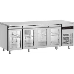 Inox ψυγείο πάγκος με γυάλινες πόρτες PMR9999 GL c326952