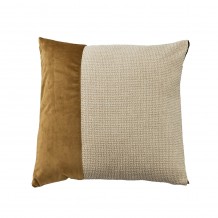 GLAM ΔΙΑΚΟΣΜΗΤΙΚΟ ΜΑΞΙΛΑΡΙ ΒΕΛΟΥΔΟ ΜΠΕΖ ΧΡΥΣΟ 45x45cm c326975