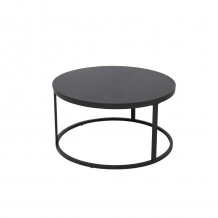TONDO COFFEE TABLE ΜΑΥΡΟ D80xH40cm c340937