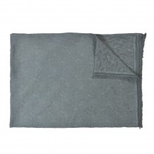 DAMASKO ΡΙΧΤΑΡΙ ΣΚΟΥΡΟ ΓΚΡΙ ΒΑΜΒΑΚΕΡΟ 130x170cm c342506