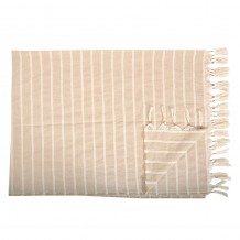 AMMOS 2 ΡΙΧΤΑΡΙ ΜΠΕΖ ΛΕΥΚΟ ΒΑΜΒΑΚΕΡΟ 150x210cm c342509