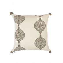 AMMOS 3 ΔΙΑΚΟΣΜΗΤΙΚΟ ΜΑΞΙΛΑΡΙ ΜΠΕΖ ΒΑΜΒΑΚΕΡΟ ΛΙΝΟ 45x45cm c342515