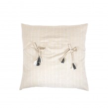 AMMOS 5 ΔΙΑΚΟΣΜΗΤΙΚΟ ΜΑΞΙΛΑΡΙ ΜΠΕΖ ΒΑΜΒΑΚΕΡΟ ΛΙΝΟ 60x60cm c342517