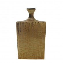 FLASCHE ΒΑΖΟ ΑΛΟΥΜΙΝΙΟ ΧΡΥΣΟ 19x10xΥ36cm c345436