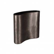 MARGO ΒΑΖΟ ΑΛΟΥΜΙΝΙΟ SMOKE BLACK 28 5x9 5xΥ28 5cm c345458