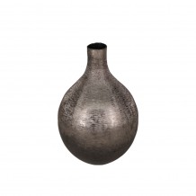 VERGE 1 ΒΑΖΟ ΑΛΟΥΜΙΝΙΟ SMOKE BLACK Δ20 5xΥ28cm c345469