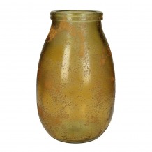 Βάζο Γυάλινο Φ18X28Ycm Κίτρινο c346850