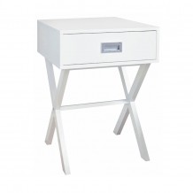 WICK Κομοδίνο Άσπρο Λάκα MDF c347113 WICK Κομοδίνο Άσπρο Λάκα MDF c347113