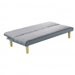 BIZ Καναπές Κρεβάτι 167x75x70 cm Σαλονιού Καθιστικού Ύφασμα Ανοιχτό Γκρι c347224