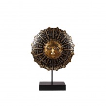 OSIRIS ΤΟΤΕΜ POLYRESIN ΜΠΡΟΝΖΕ ΜΑΥΡΟ 28x7 8xY40cm c347353