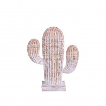 ARIANE 1 ΚΑΚΤΟΣ POLYRESIN ΦΥΣΙΚΟ ΛΕΥΚΟ 19x6xY23cm c347356