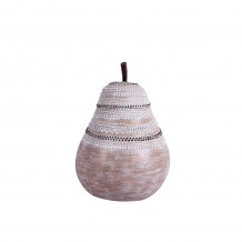 ULMUS ΑΧΛΑΔΙ POLYRESIN ΦΥΣΙΚΟ ΛΕΥΚΟ 16 5x16xY22 5cm c347366