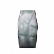 ROCHE GREY ΒΑΖΟ ΓΥΑΛΙ ΓΚΡΙ 17x12 5xΥ31cm c350979