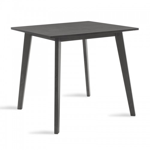 Τραπέζι Benson pakoworld MDF με καπλαμά χρώμα rustic grey 80x80x75εκ c354726