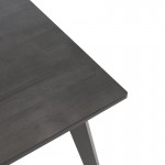 Τραπέζι Benson pakoworld MDF με καπλαμά χρώμα rustic grey 80x80x75εκ c354726