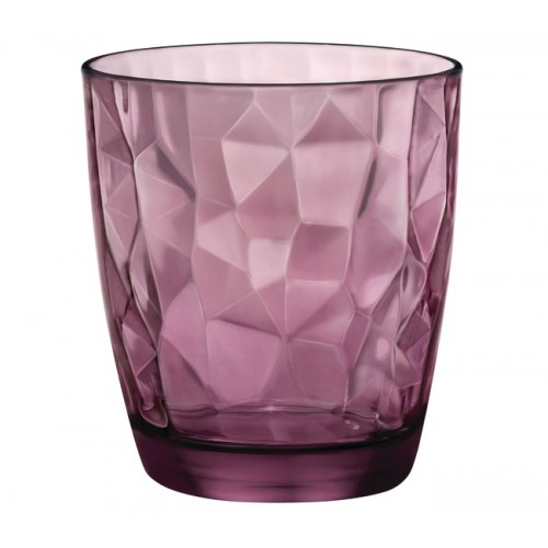 Σετ 6 ποτήρια water rock purple 30cl 8.4 9.3cm c36036