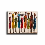 ΠΙΝΑΚΑΣ ΚΑΜΒΑΣ COLORFUL AFRICAN ART HM7197 02 100X3X70 εκ c362235