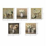 ΠΙΝΑΚΑΣ ΠΕΝΤΑΠΤΥΧΟ MDF ROMANTIC FLOWERS HM7205 02 75X0 3X15 εκ c363800