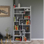 ΒΙΒΛΙΟΘΗΚΗ ΛΕΥΚΗ 90x22x182 εκ HM8865 01 c364812