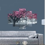 ΠΙΝΑΚΑΣ ΠΕΝΤΑΠΤΥΧΟ MDF BLOOMING TREE 82Χ56 HM7207 04 c365791