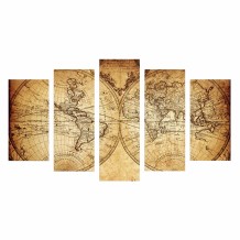 ΠΕΝΤΑΠΤΥΧΟΣ ΠΙΝΑΚΑΣ MDF VINTAGE WORLD MAP HM7206 06 100X60 εκ c367332 ΠΕΝΤΑΠΤΥΧΟΣ ΠΙΝΑΚΑΣ MDF VINTAGE WORLD MAP HM7206 06 100X60 εκ c367332