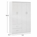 ΝΤΟΥΛΑΠΑ 4ΦΥΛΛΗ ME 2 ΣΥΡΤΑΡΙΑ HM339 05 ΛΕΥΚΗ 120Χ42 5Χ180 5 εκ c368925