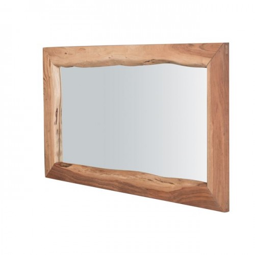 Καθρέπτης ξύλινος φυσικό ακακία c36929
