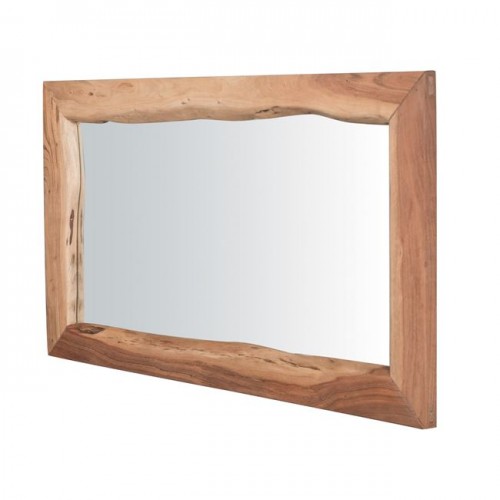 Καθρέπτης ξύλινος φυσικό ακακία c36947
