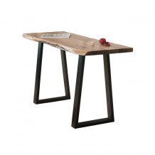 Κονσόλα 130x45x76 slim ακακία φυσικό μέταλλο μαύρο c36978 Κονσόλα 130x45x76 slim ακακία φυσικό μέταλλο μαύρο c36978