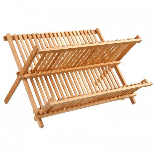 Πιατοθήκη Labon pakoworld bamboo φυσικό 42 5x33 5x25 5εκ c370343