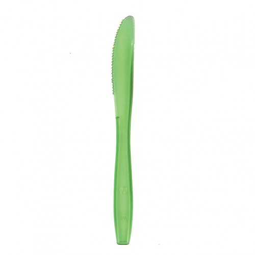 Μαχαίρι πλαστικό PS 190mm πράσινο πολυτελείας ΣΕΤ 50 ΤΕΜΑΧΙΩΝ c371732